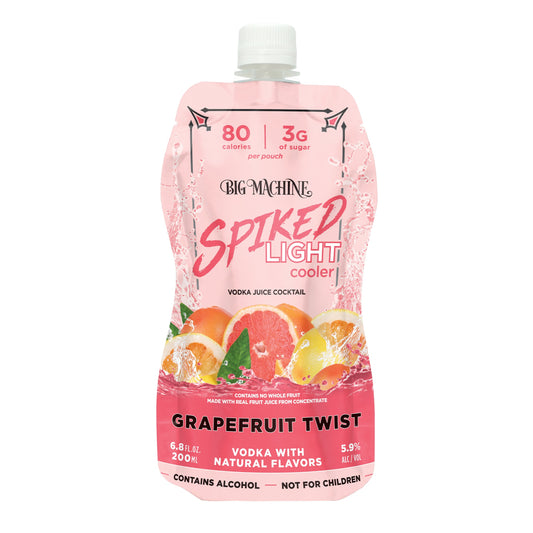 Big Machine Spiked Light Cooler Grapefruit Twist - 24 Pack