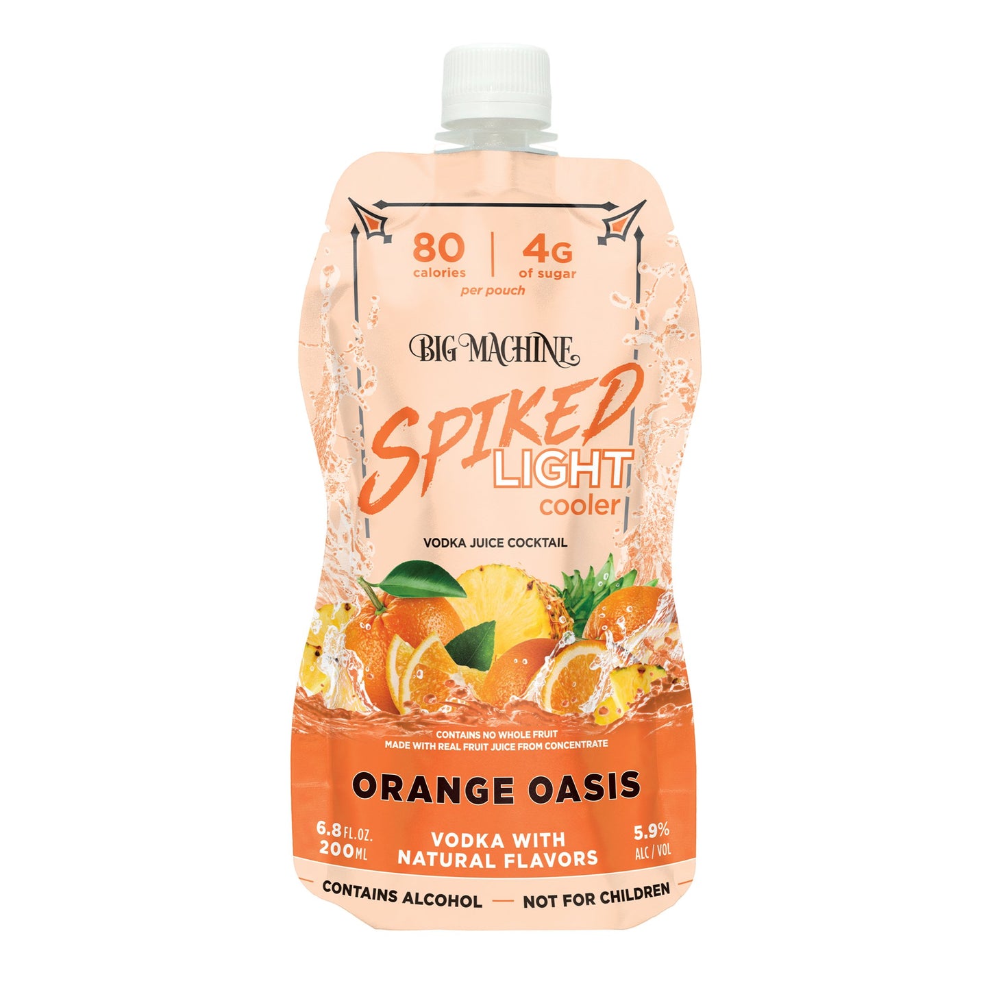 Big Machine Spiked Light Cooler Orange Oasis - 24 Pack
