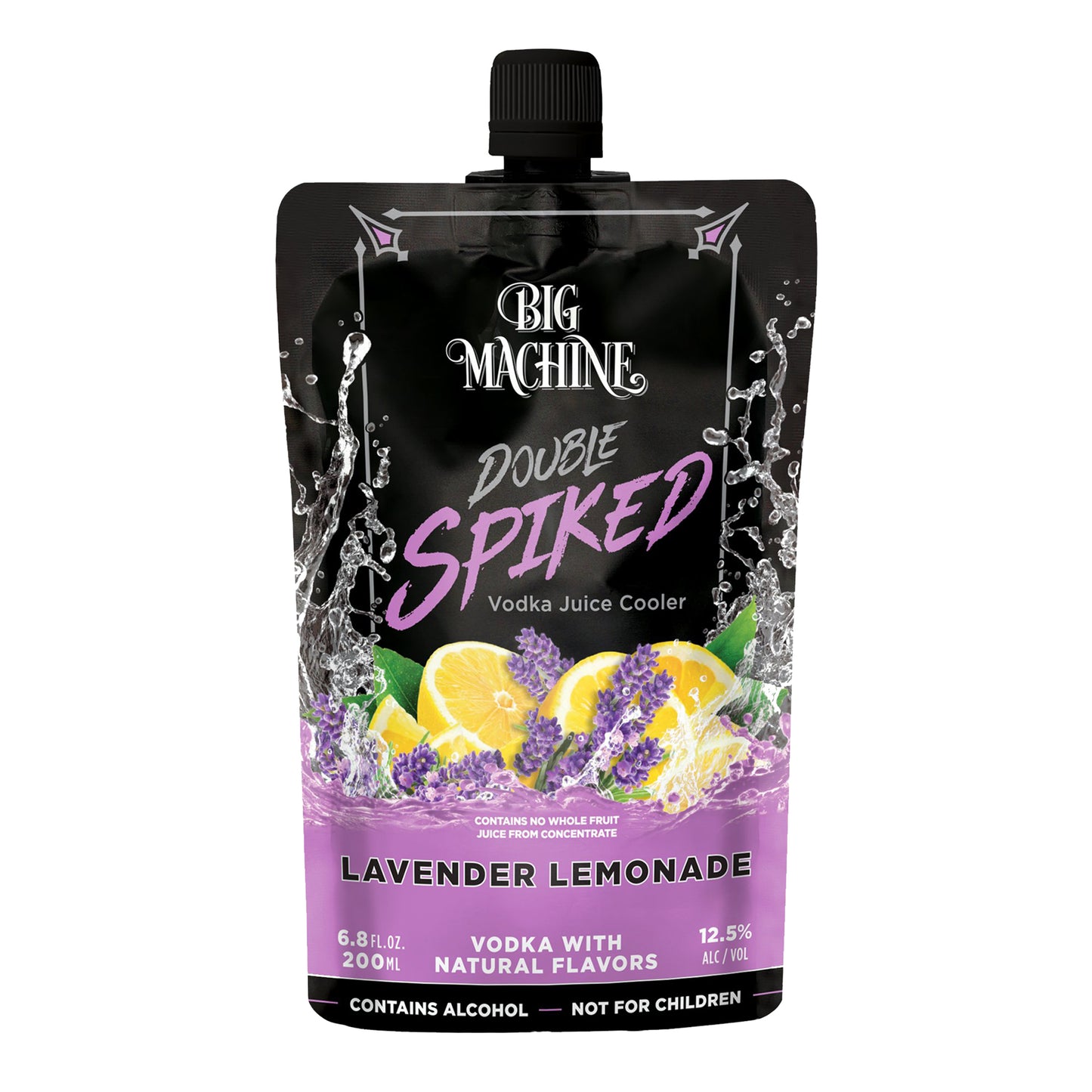 Double Spiked Vodka Juice Cooler Lavender Lemonade - 24 Pack