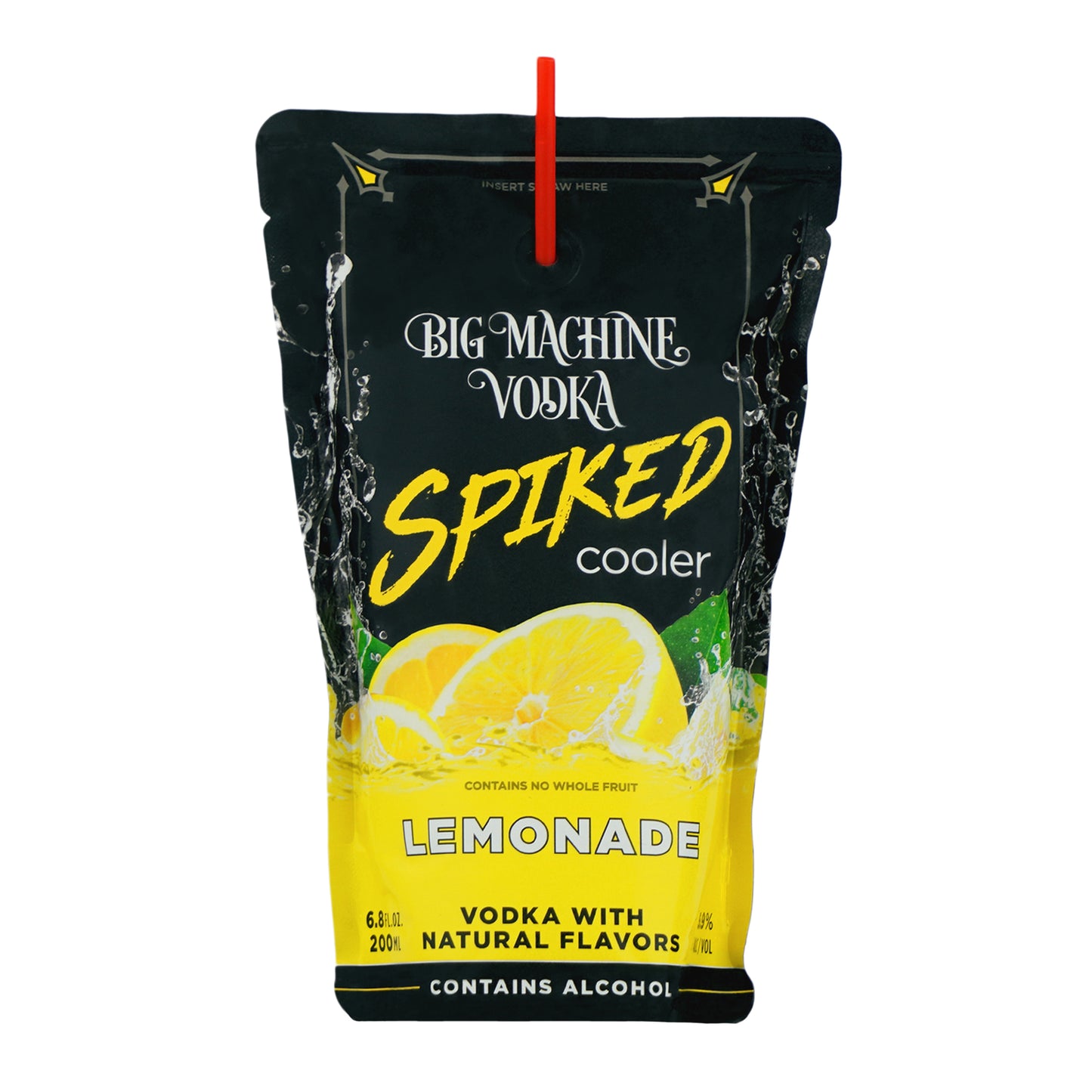 Big Machine Vodka Spiked Cooler Lemonade - 24 Pack